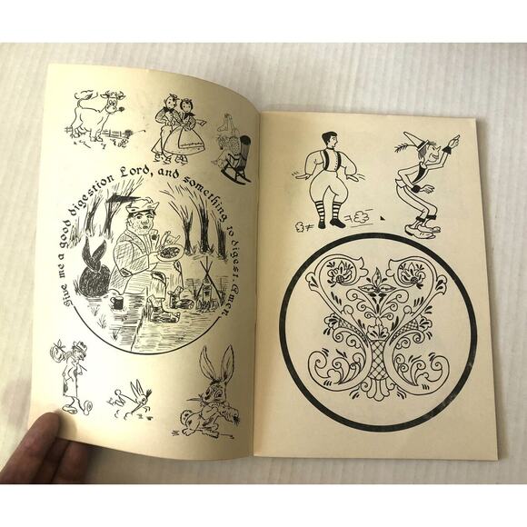 Vintage 1959 Designs Galore Book Jane Snead People Floral Crafts Illustrations - Picture 2 of 12